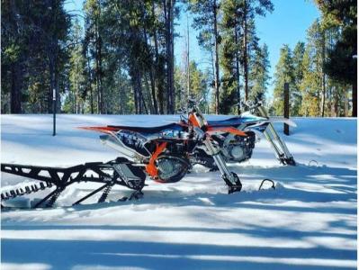 Snow Biking in Copper Mountain